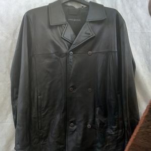 Jhane Barnes leather jacket